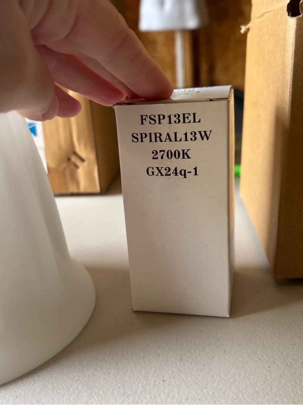 Kichler Tannery Bronze 1-Light wall sconce, new in box, includes light bulb